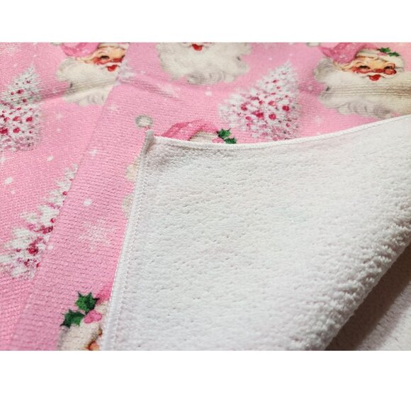 Santa Kitchen Towels Christmas Decor Holiday Xmas Decorations Hand Dish Cloths - Picture 6 of 10